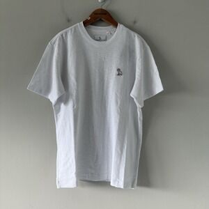 OVO October's Very Own White Short Sleeve T-shirt Small Cotton Owl Logo